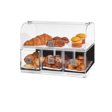 KITCHEN USA Dome 3 Drawer Bakery with 3 Row Divider Tray KI2647670